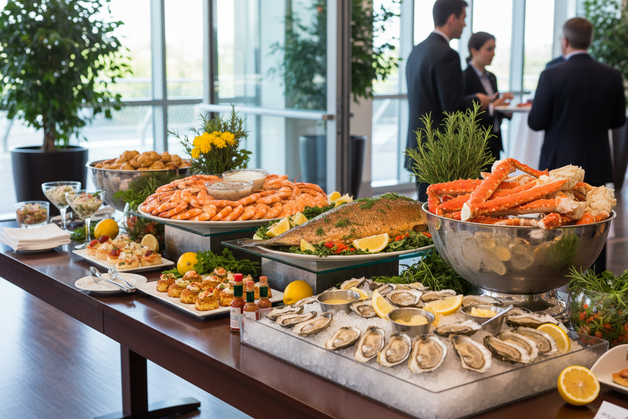 corporate seafood catering